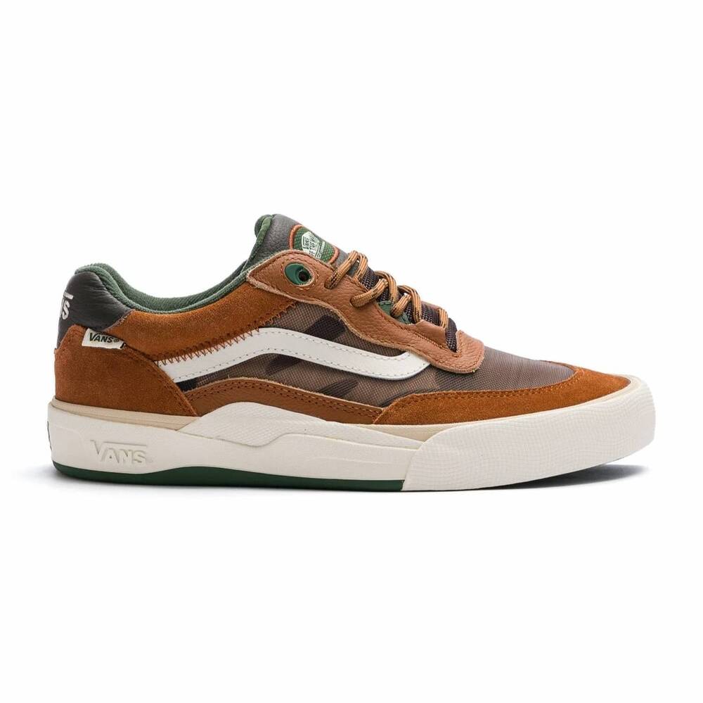 NEW VANS men's wayvee skate shoes in ginger root